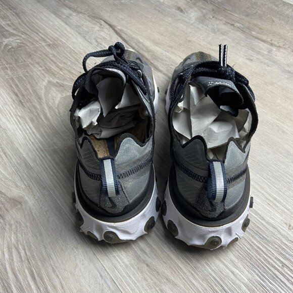 Nike React Element 87 Anthracite Black Gray Shoes Men's Size 5 Women's 6.5 - Picture 5 of 10